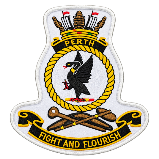 HMAS Perth Ships Crest Patch Navy