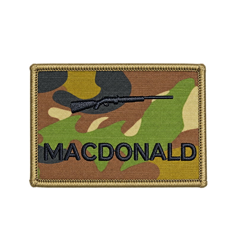 Load image into Gallery viewer, Custom Embroidered Personalised Name Patch Rifle AMCU - Cadetshop
