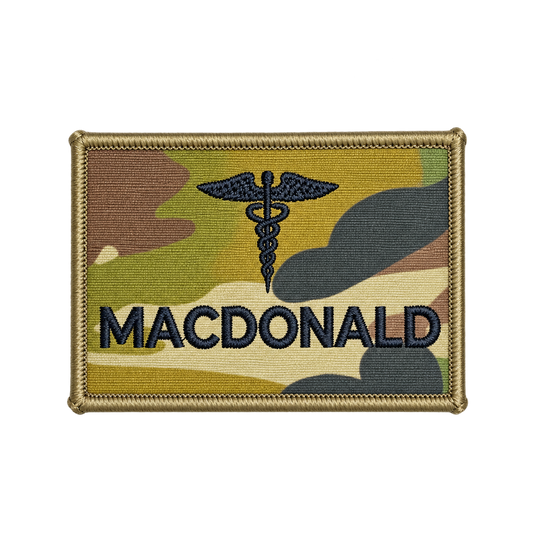 Custom Embroidered Personalised Name Patch Paramedic AMCU - Cadetshop