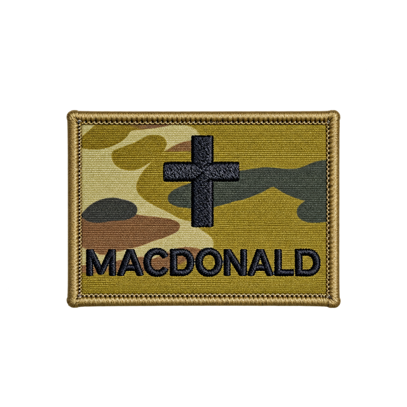 Load image into Gallery viewer, Custom Embroidered Personalised Name Patch Chaplain AMCU - Cadetshop
