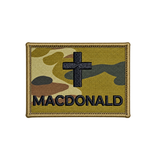 Custom Embroidered Personalised Name Patch Chaplain AMCU - Cadetshop