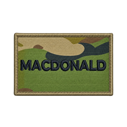 Custom Embroidered Personalised Name Patch AMCU - Cadetshop