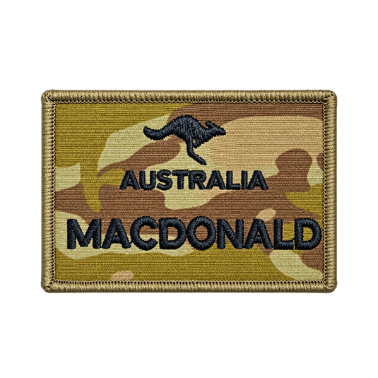 Custom Embroidered Personalised Name Patch Skippy AMCU - Cadetshop