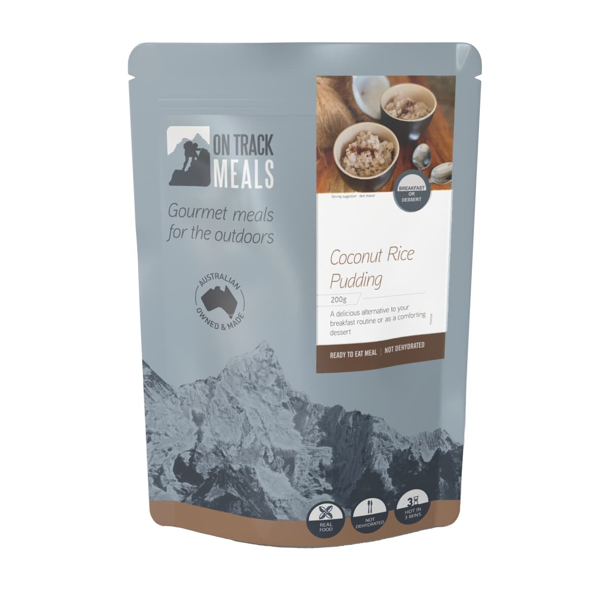 Rations Meal Ready to Eat Single Serve MRE On Track Meal - Coconut Rice ...