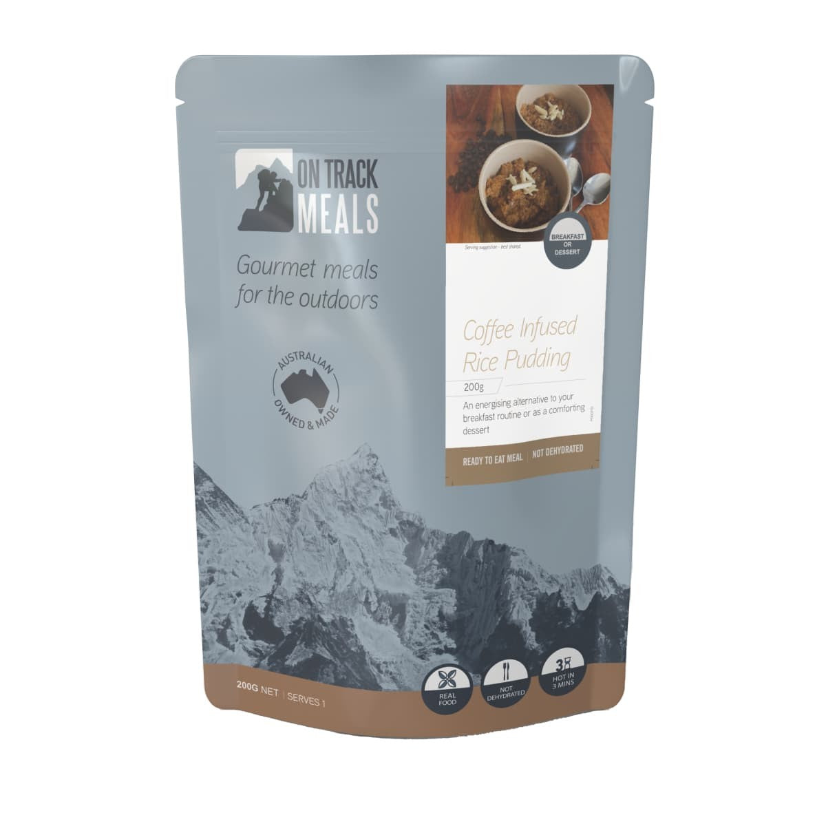 Rations Meal Ready to Eat Single Serve MRE On Track Meal - Coffee ...