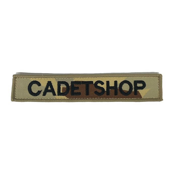 Custom Embroidered Personalised Name Tag DPDU - Cadetshop