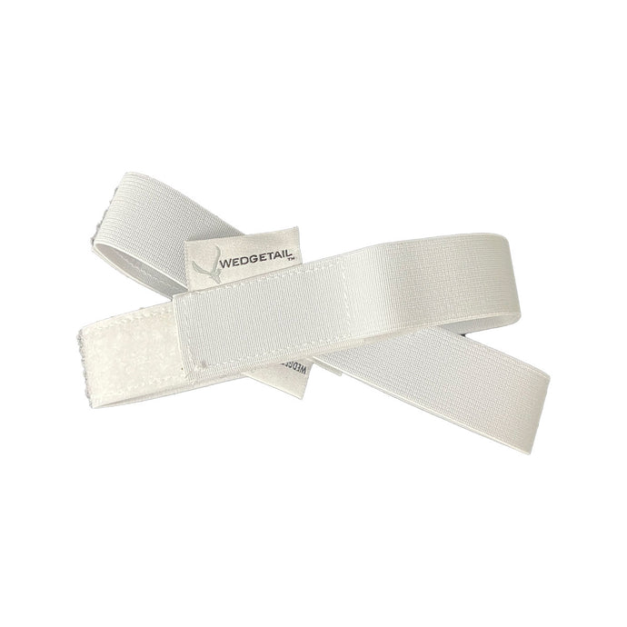 Elastic Long Sock Calf Gaiter White Navy - Cadetshop