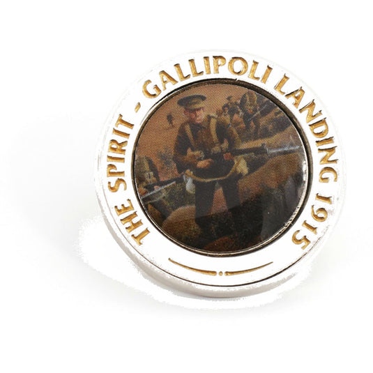 Australia & New Zealand Gallipoli Landing Lapel Pin - Cadetshop