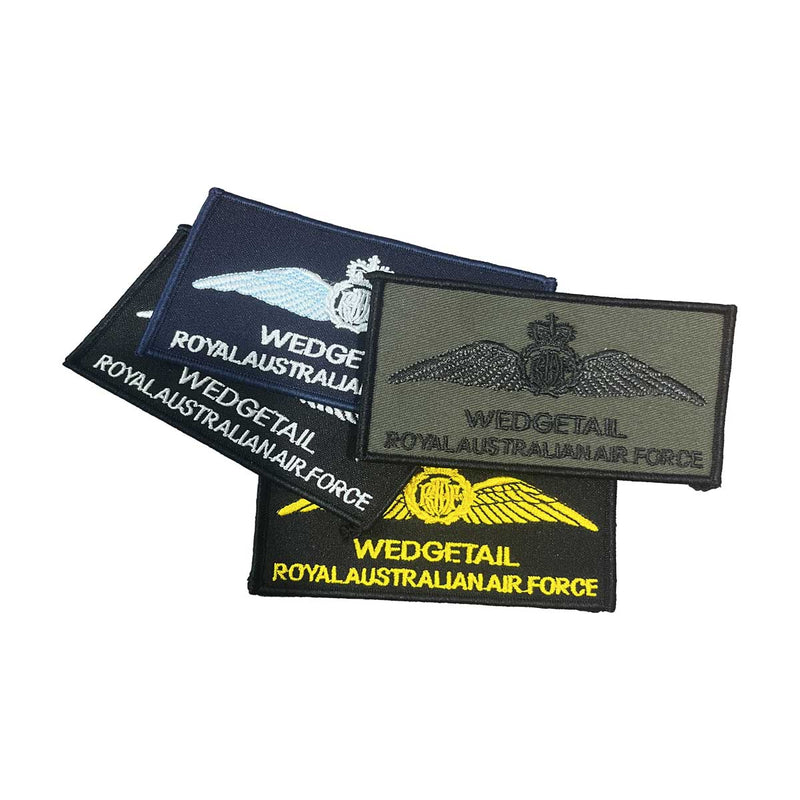 Load image into Gallery viewer, Custom Name Tag Pilot Air Force RAAF Pilot Wings Brevet - Cadetshop
