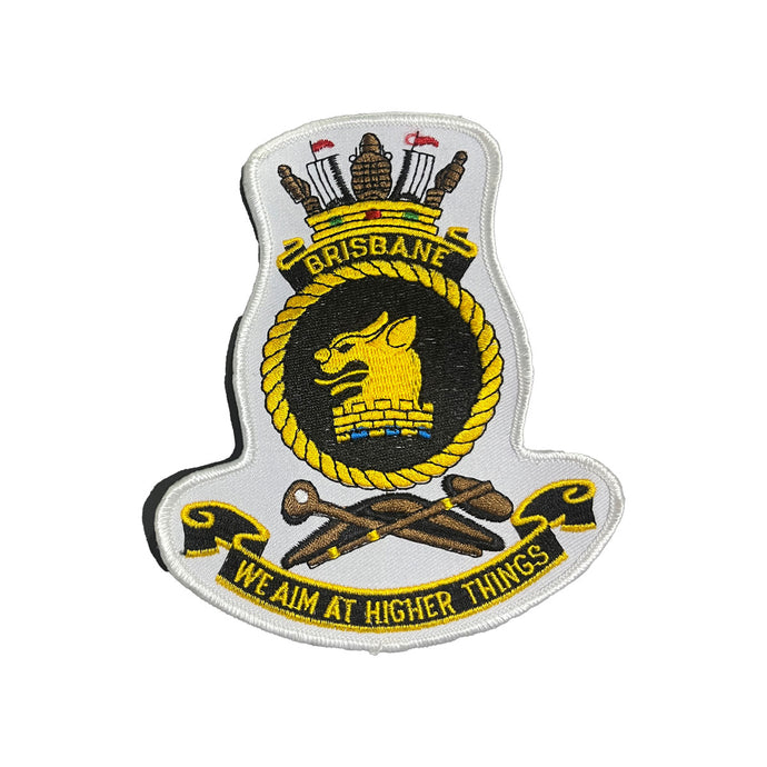 HMAS Brisbane Ships Crest Patch Navy - Cadetshop