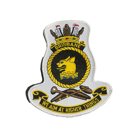 HMAS Brisbane Ships Crest Patch Navy - Cadetshop