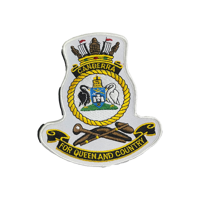 HMAS Canberra Ships Crest Patch Navy - Cadetshop