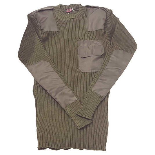 HUSS Commando Sweater Olive - Cadetshop