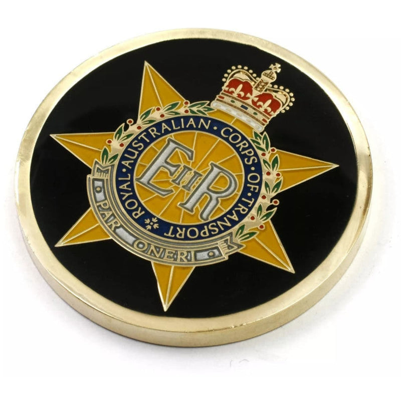 Load image into Gallery viewer, Royal Australian Corps of Transport Medallion Challenge Coin - Cadetshop
