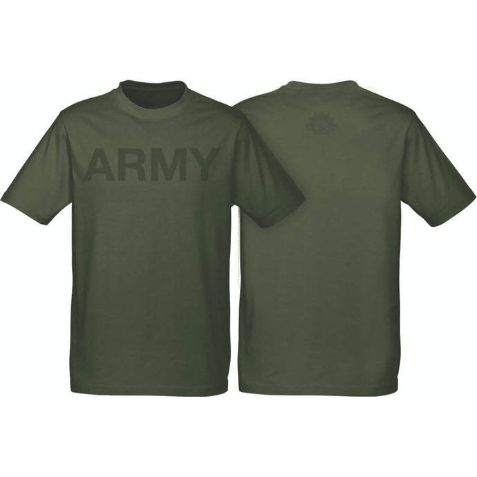Army Cotton T-Shirt Army Green - Cadetshop