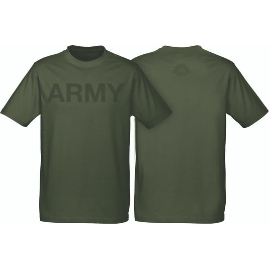 Army Cotton T-Shirt Army Green - Cadetshop