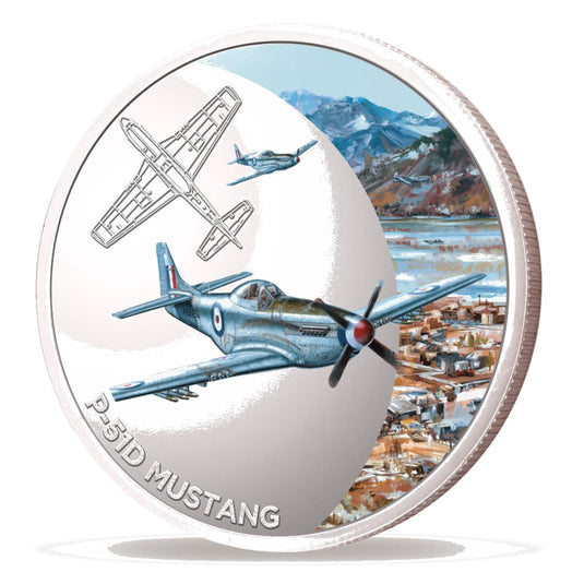 Air Force 100 Limited Edition Medallion - P-51D Mustang - Cadetshop