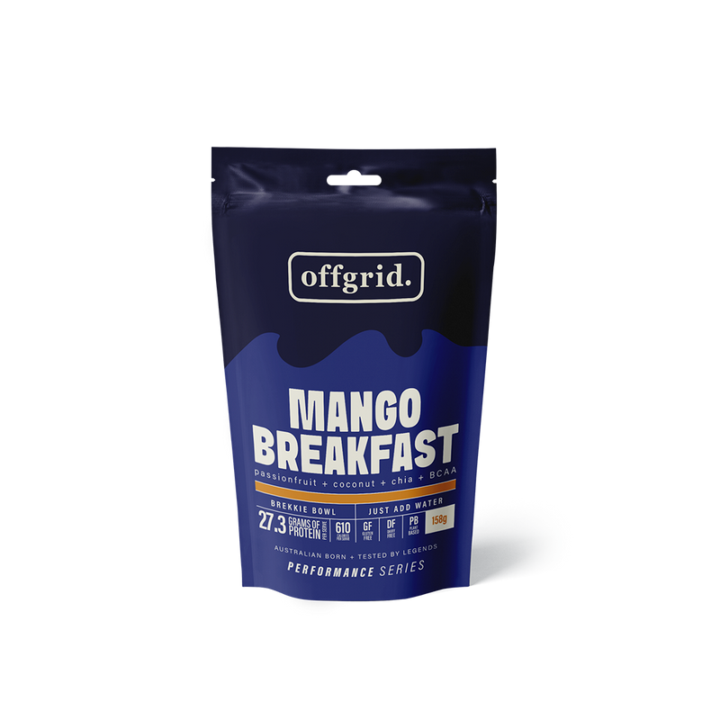Load image into Gallery viewer, Rations Meal Ready to Eat Single Serve MRE Offgrid Performance Series Breakfast Bowl Mango Passionfruit
