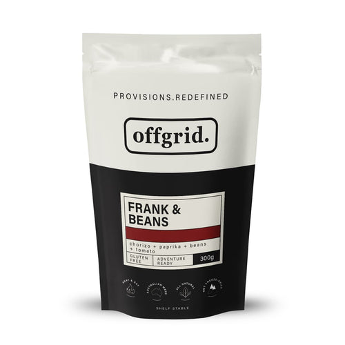 Rations Meal Ready to Eat Single Serve MRE Offgrid Frank and Beans - Cadetshop