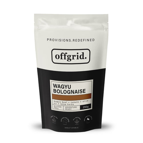 Rations Meal Ready to Eat Single Serve MRE Offgrid Wagyu Bolognaise - Cadetshop
