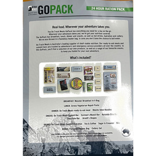 On Track Ration Pack - Spicy Mexican Beans- Military Army 24hr Ration Pack MRE - Cadetshop