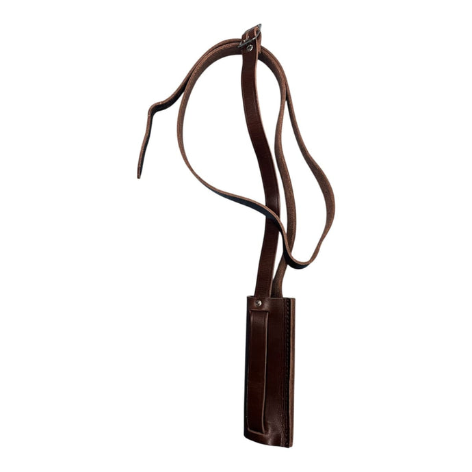 Banner Flag Carry Strap and Bucket Brown Leather - Cadetshop
