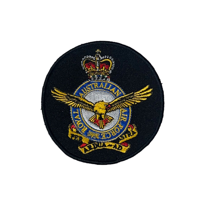RAAF Crest Patch Embroidered Round Royal Australian Air Force - Cadetshop