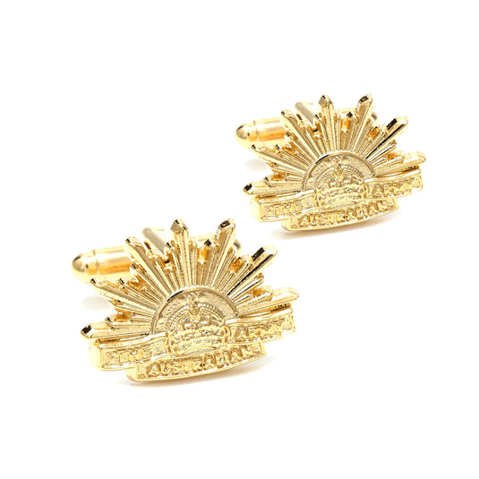 Australian Army Rising Sun Cuff Links CIIIR