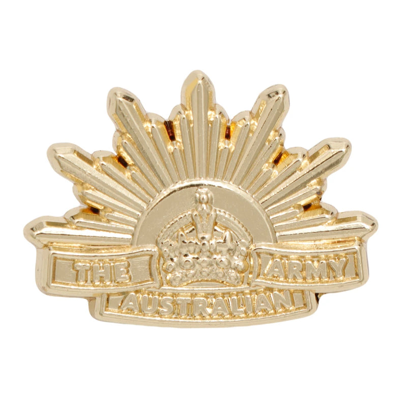 Load image into Gallery viewer, Australian Army Rising Sun Lapel Pin
