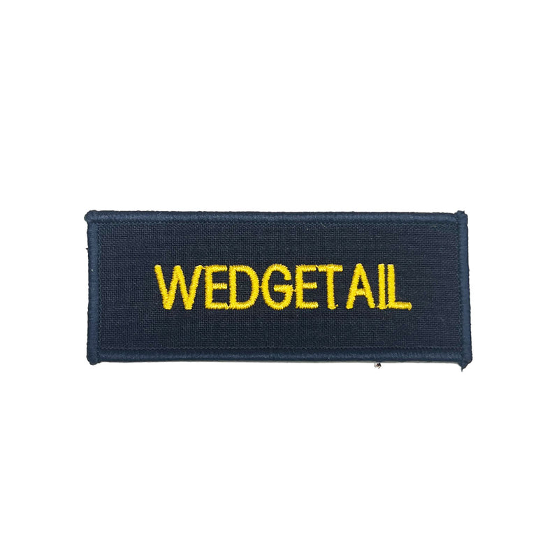 Load image into Gallery viewer, Custom Embroidered SES Responder Name Tag Yellow on Blue - Cadetshop
