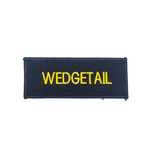 Custom Embroidered SES Responder Name Tag Yellow on Blue - Cadetshop