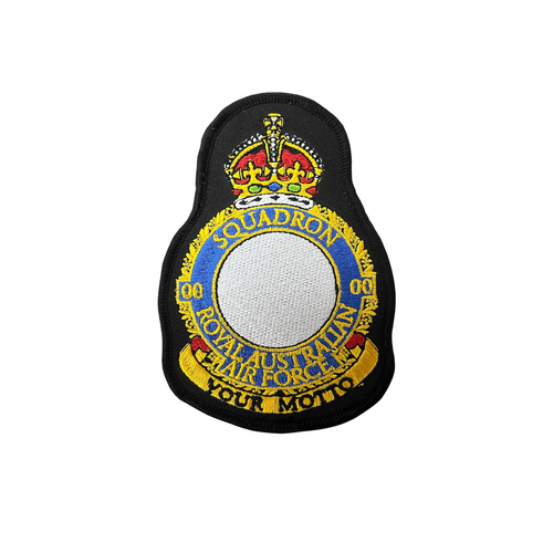 Custom Air Force Squadron SQN Unit Patch 2025 Tudor Crown