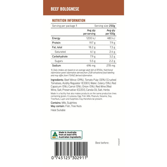 Rations Meal Ready to Eat Single Serve MRE On Track Meal - Coconut ...