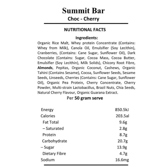 Summit Bar On Track Meal - Cadetshop