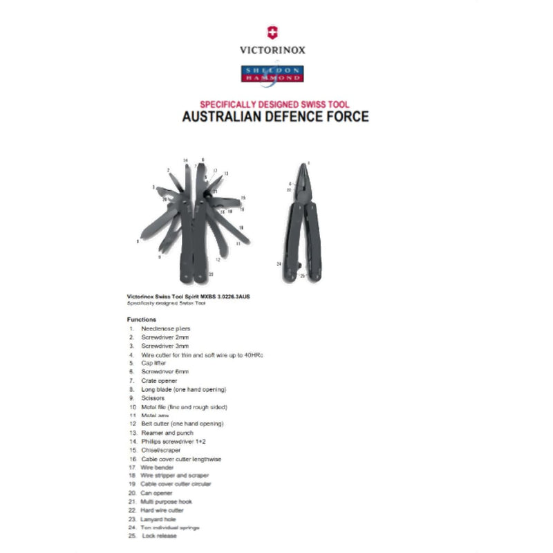 Load image into Gallery viewer, Swiss Army Swiss Tool MXBS Victorinox - Defence Force ADF - Cadetshop
