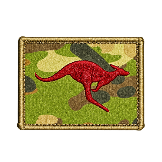 Skippy Kangaroo Patch Military Patch Insignia Red - Cadetshop