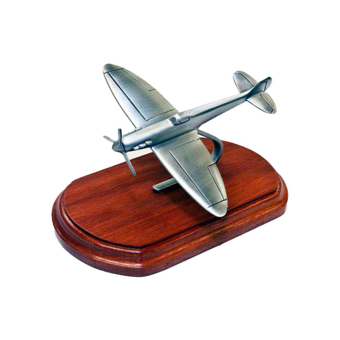 Spitfire Model On Jarrah Base - Cadetshop