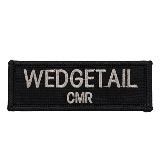 Custom Embroidered Police First Responder ILAV Style Name Tag 80 x 25 mm 2 Line