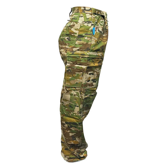 HUSS Combat Military Style Trousers Camouflage - Cadetshop