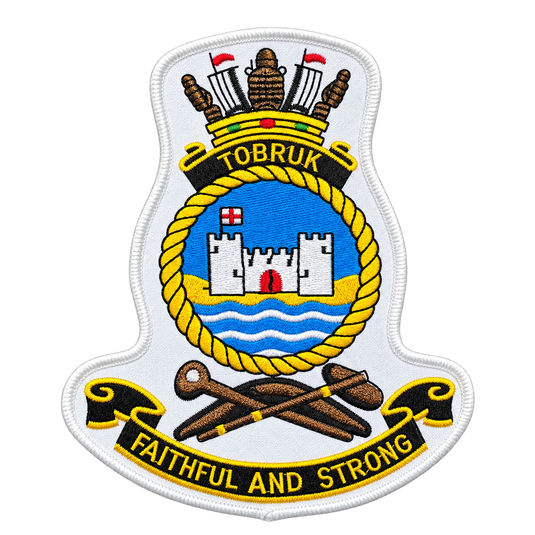 HMAS Tobruk Ships Crest Patch Navy