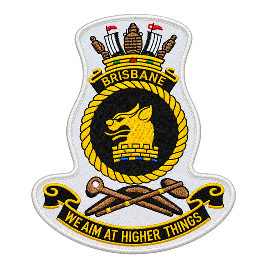 HMAS Brisbane Ships Crest Patch Navy