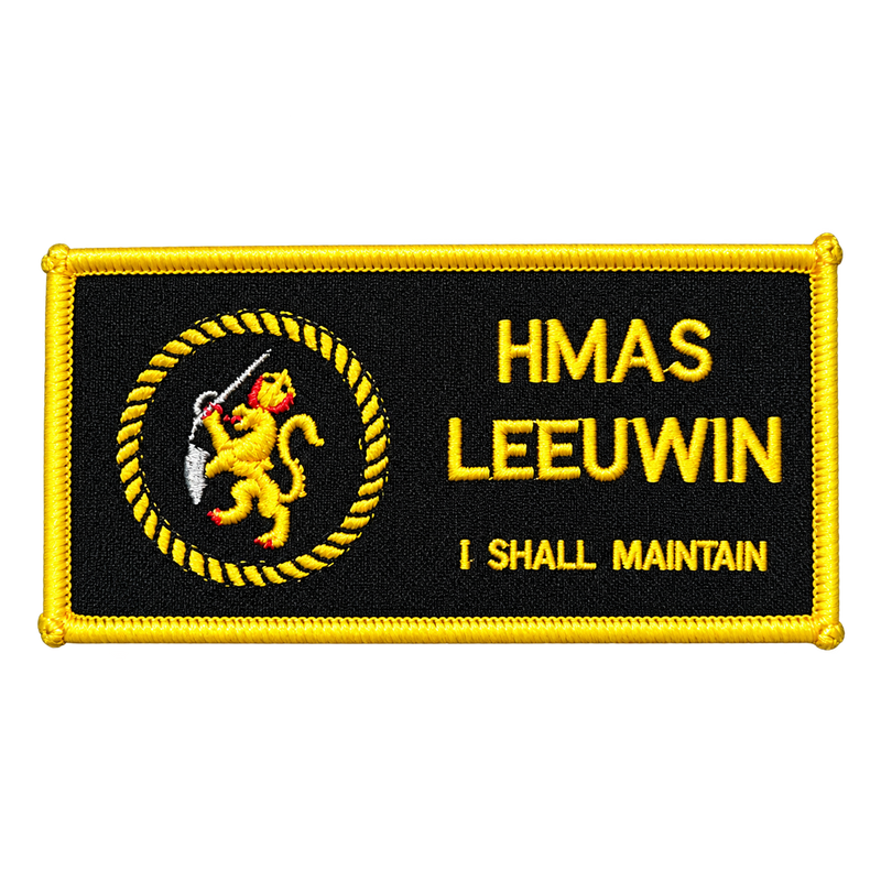 Load image into Gallery viewer, HMAS Leeuwin Uniform Patch Navy
