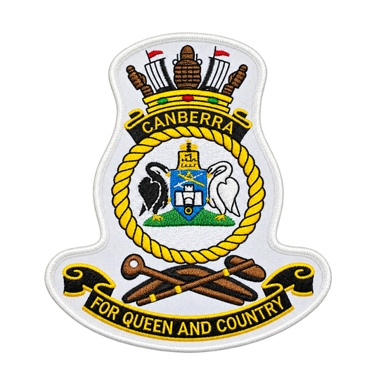 HMAS Canberra Ships Crest Patch Navy