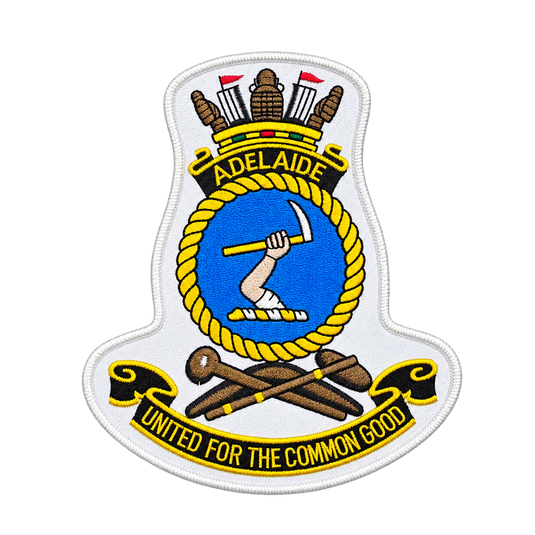 HMAS Adelaide Ships Crest Patch Navy