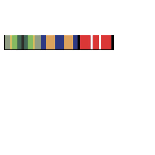 Custom Ribbon Bar Patch Sticker 1 Ribbon to 8 Ribbon