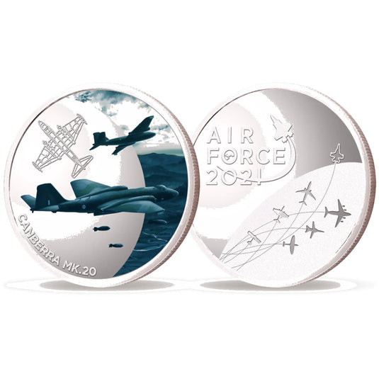 Air Force 100 Limited Edition Medallion - Canberra Bomber - Cadetshop
