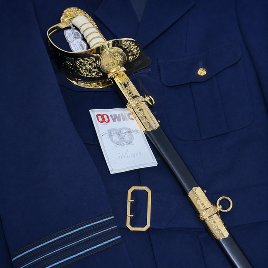 Air Force Sword Air Rank and Below Air Rank Stainless Steel WKC (CIIIR Cypher)