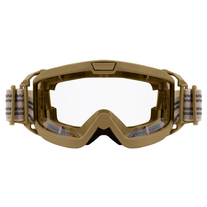 ANSI OTG Goggles Coyote Clear - Cadetshop