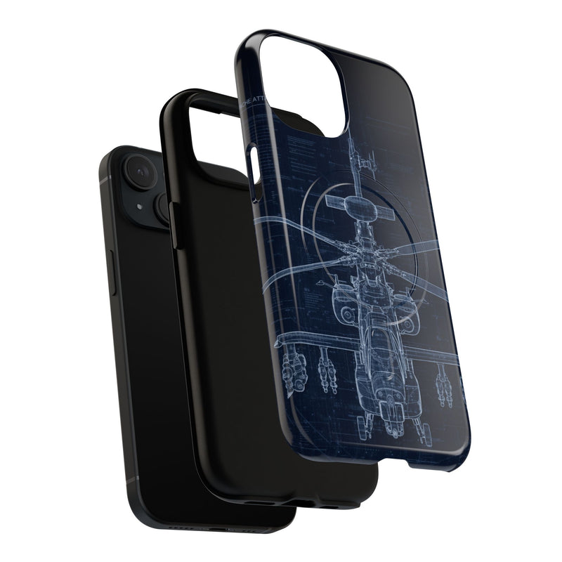 Load image into Gallery viewer, Apache Blue Print Phone Case Army Collection - Cadetshop

