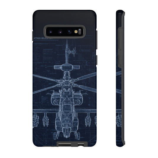 Apache Blue Print Phone Case Army Collection Samsung